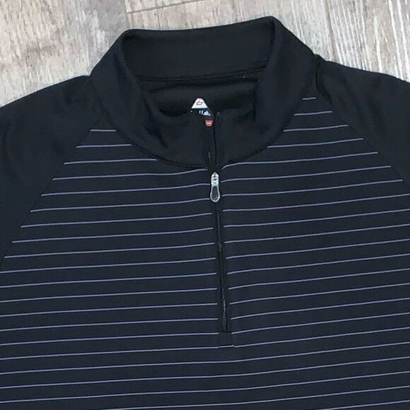 Large Bolle Midnight and Charcoal Grey 1/4 Zip Top - Picture 5 of 6